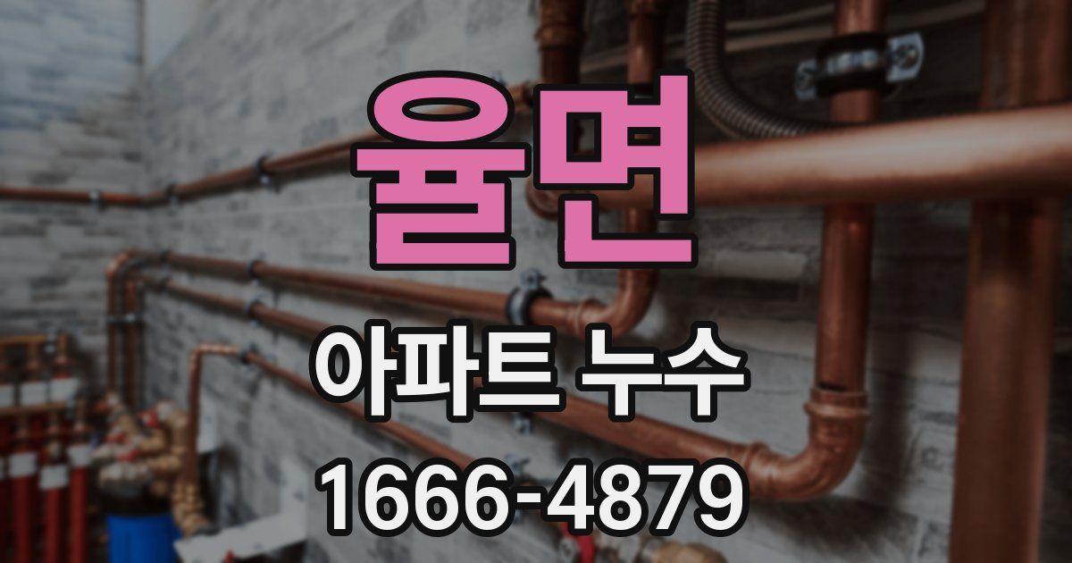 율면 아파트 누수