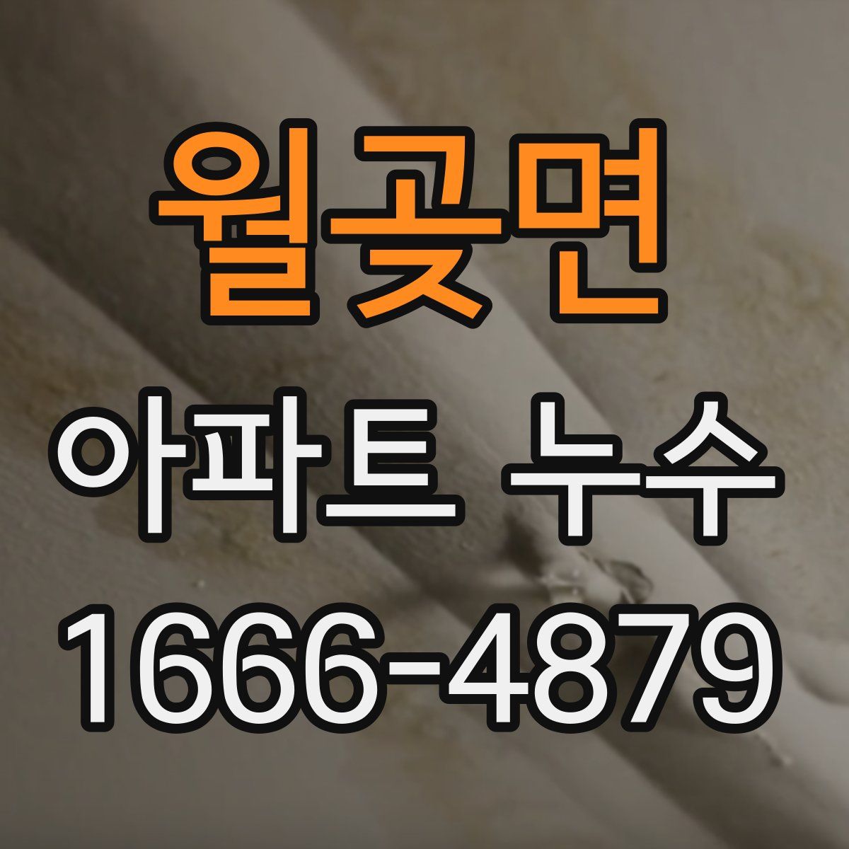 월곶면 아파트 누수