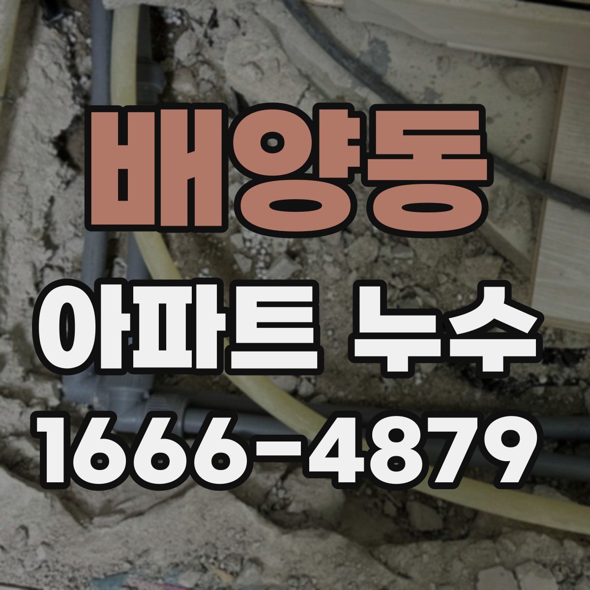 배양동 아파트 누수