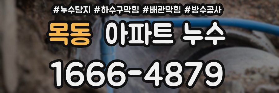 목동 아파트 누수