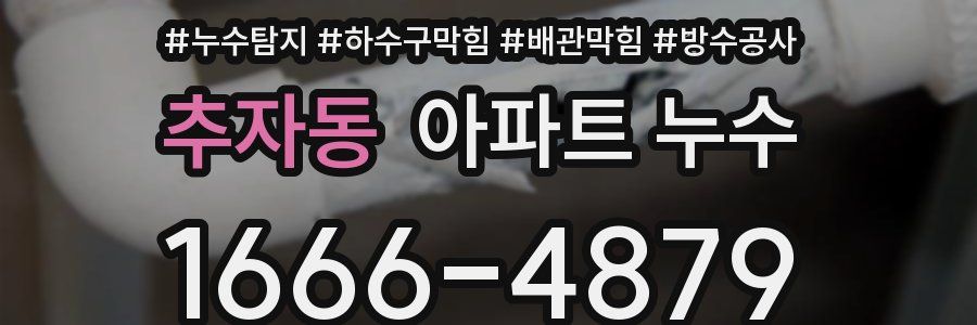추자동 아파트 누수