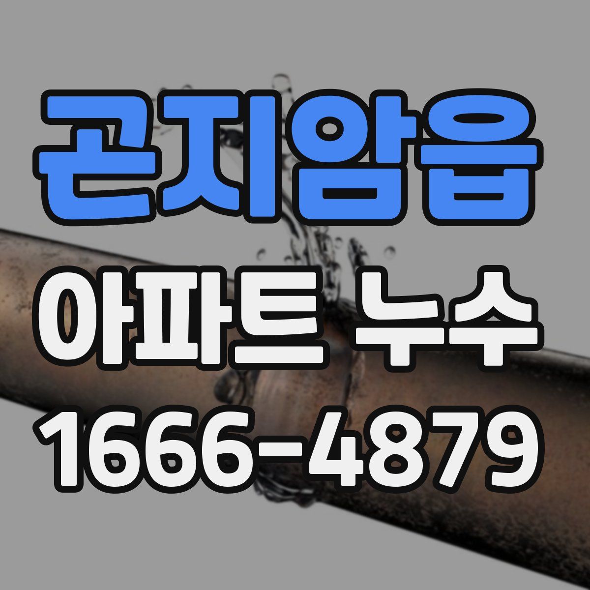 곤지암읍 아파트 누수