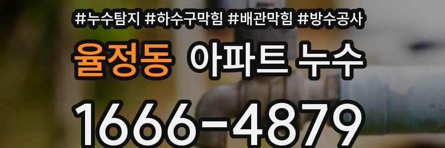 율정동 아파트 누수
