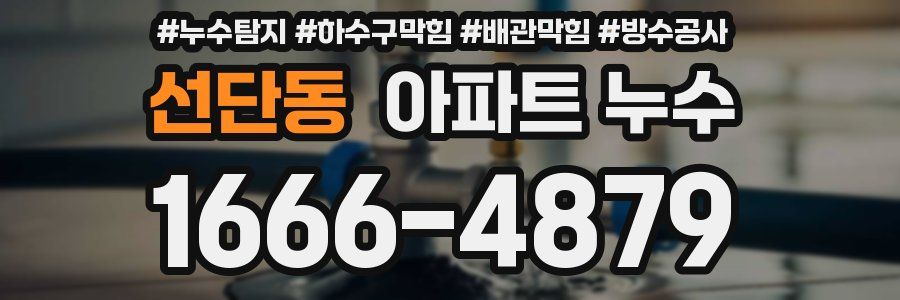 선단동 아파트 누수