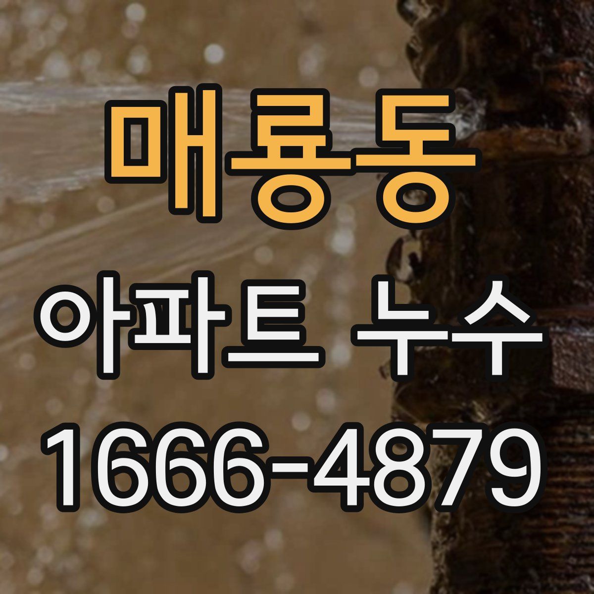 매룡동 아파트 누수