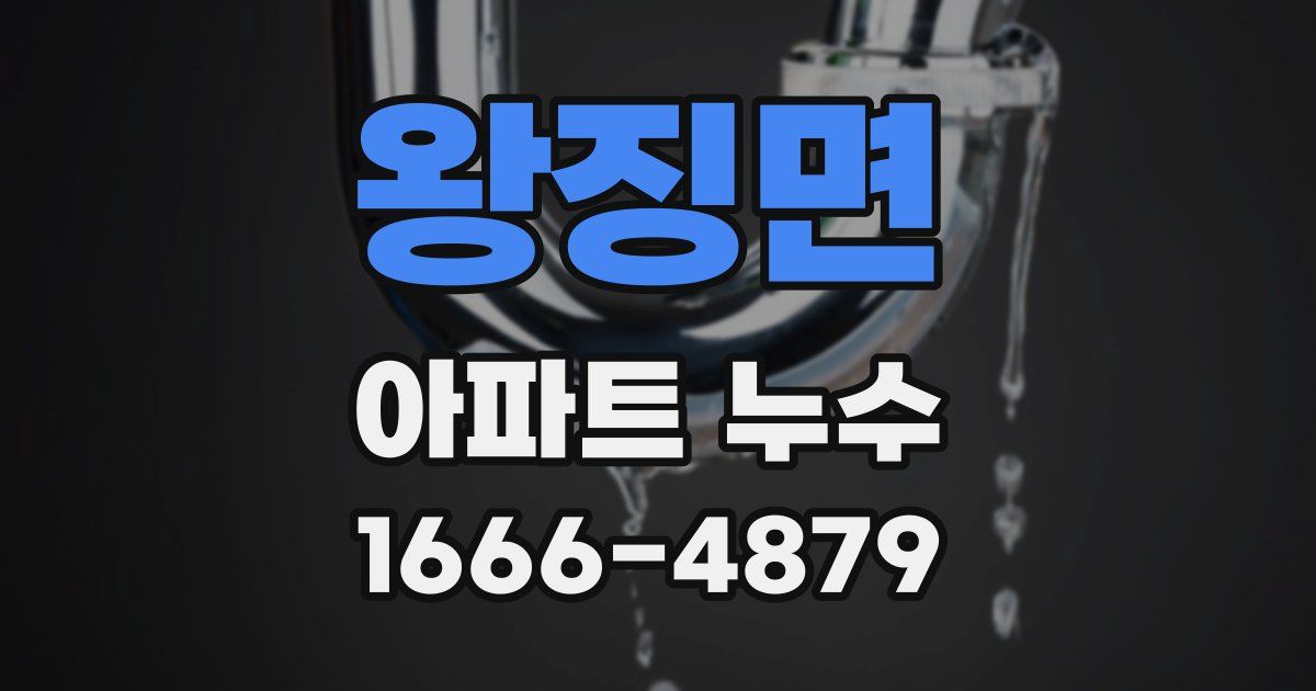 왕징면 아파트 누수