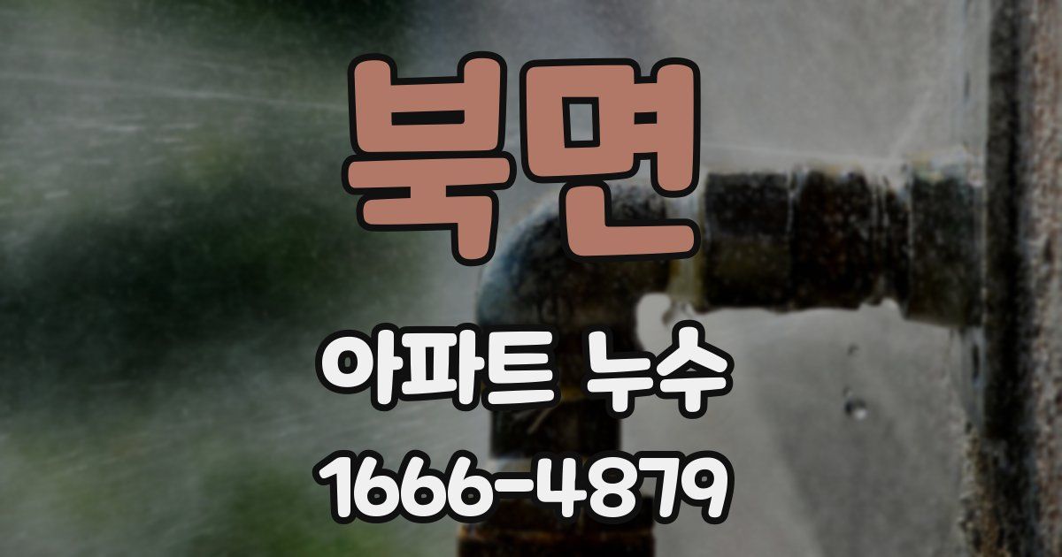 북면 아파트 누수