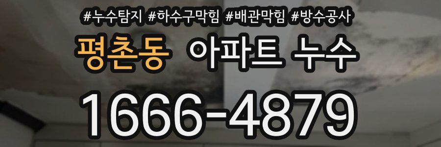평촌동 아파트 누수