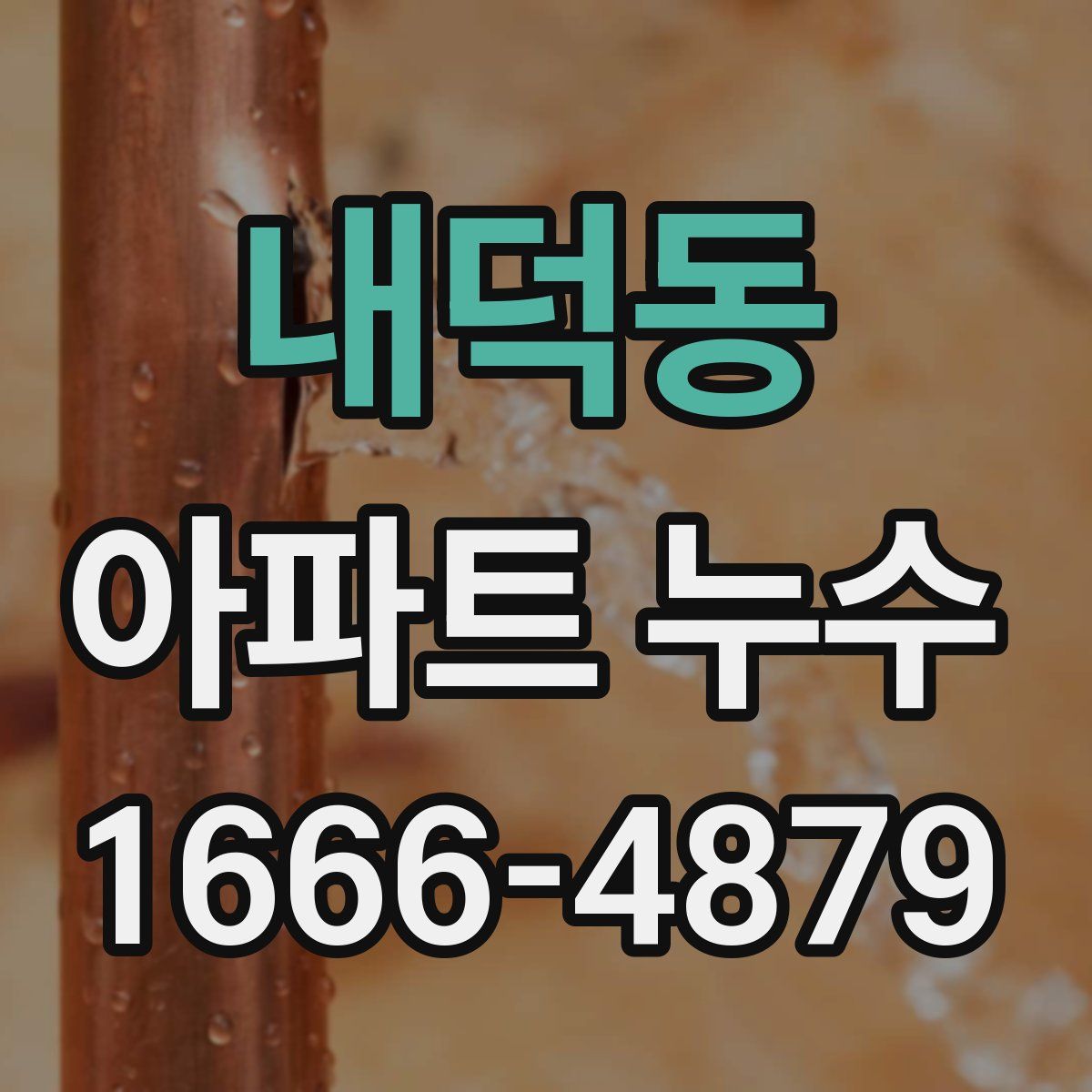 내덕동 아파트 누수