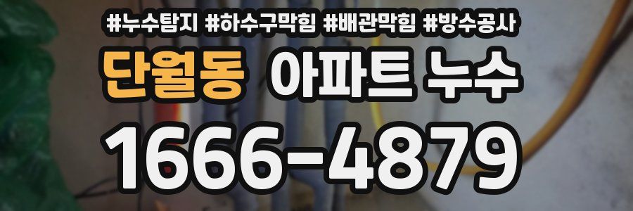 단월동 아파트 누수