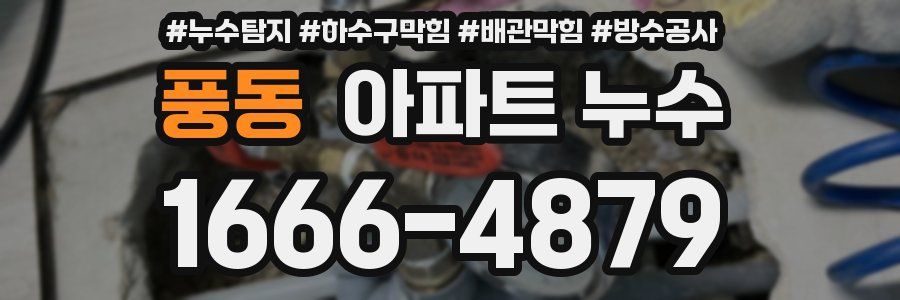 풍동 아파트 누수