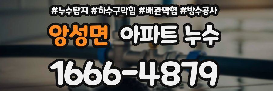 앙성면 아파트 누수