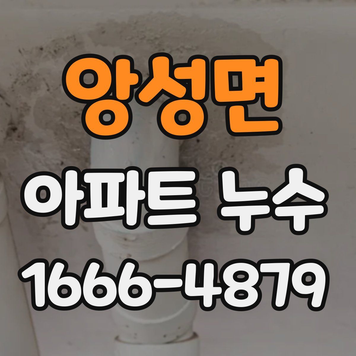 앙성면 아파트 누수