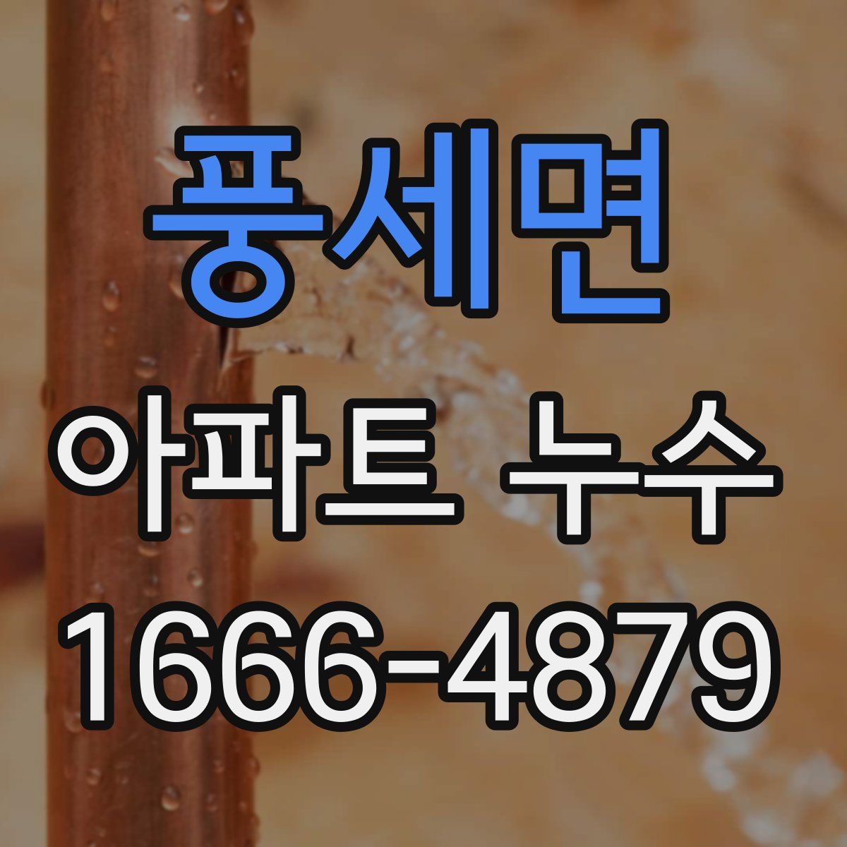 풍세면 아파트 누수