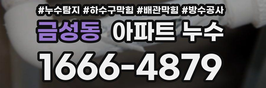 금성동 아파트 누수