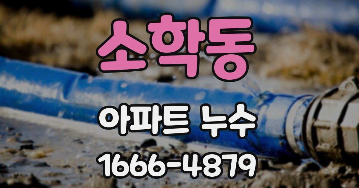 소학동 아파트 누수