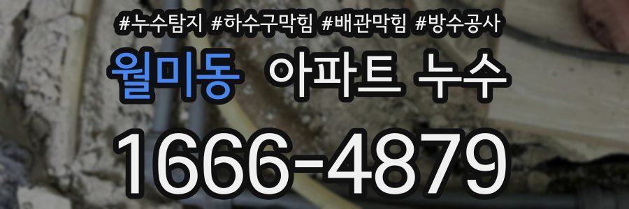 월미동 아파트 누수