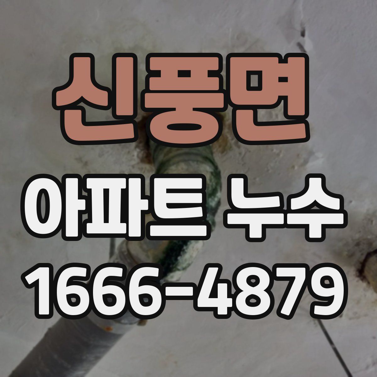 신풍면 아파트 누수