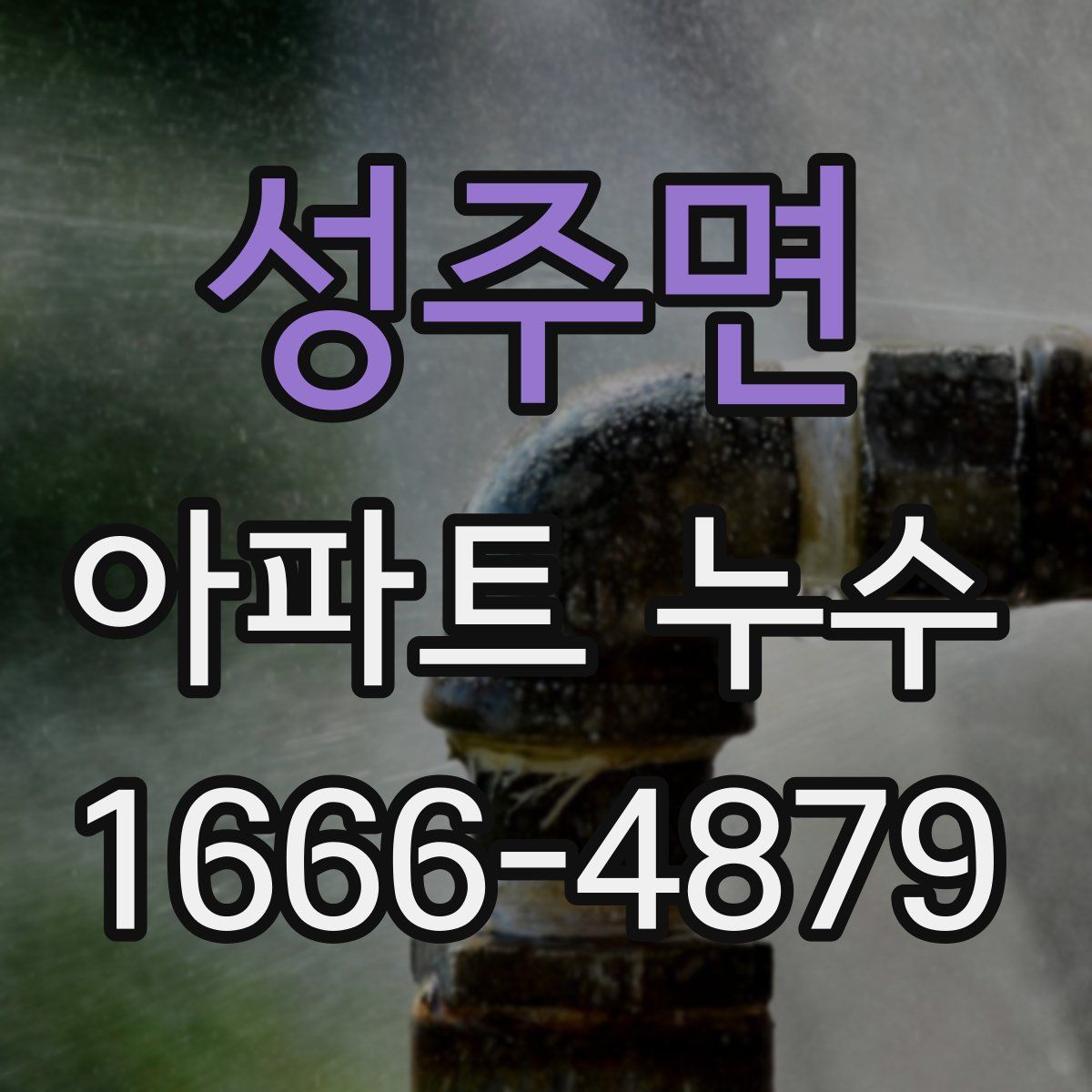 성주면 아파트 누수
