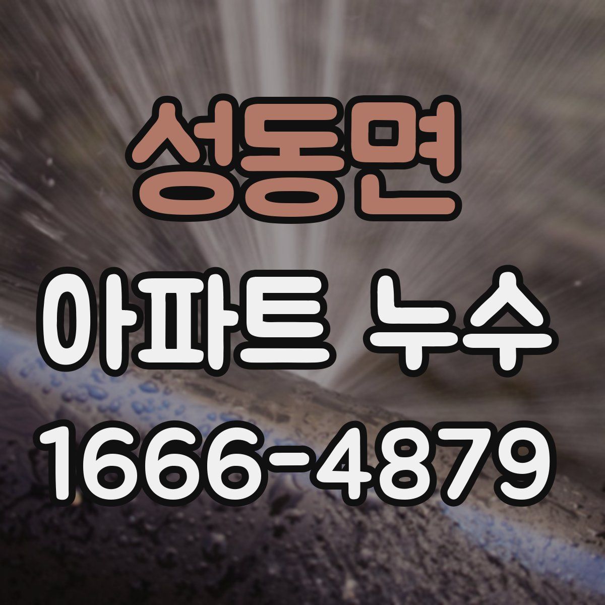 성동면 아파트 누수