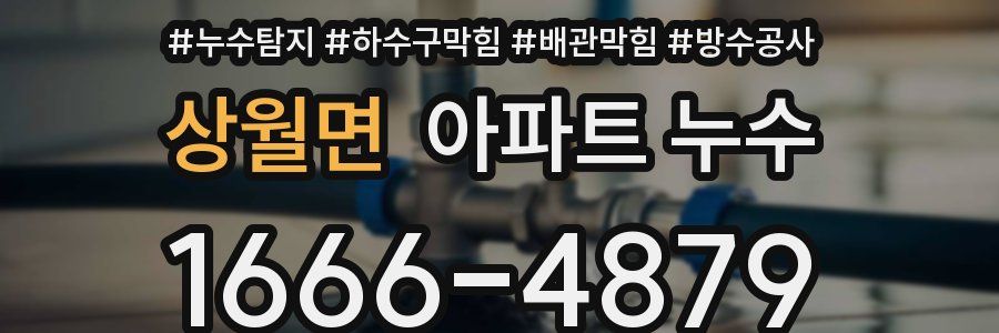 상월면 아파트 누수