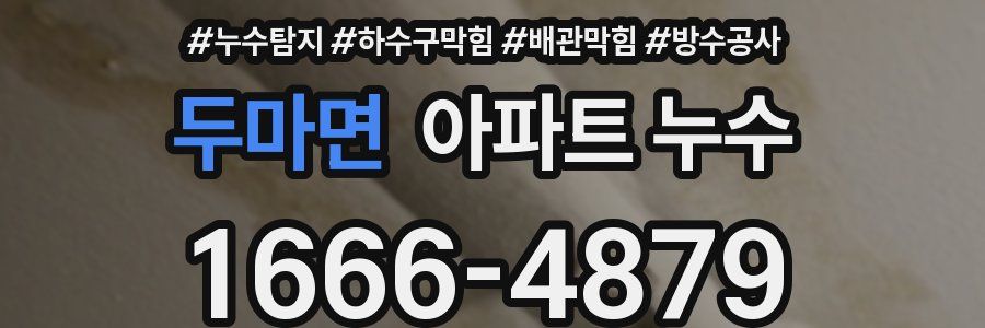 두마면 아파트 누수