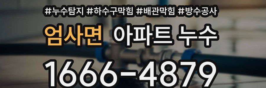 엄사면 아파트 누수