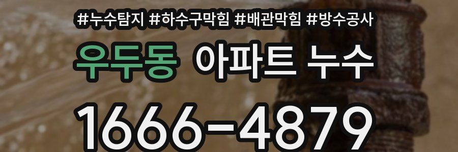 우두동 아파트 누수