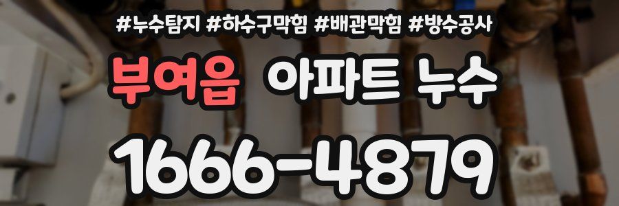 부여읍 아파트 누수