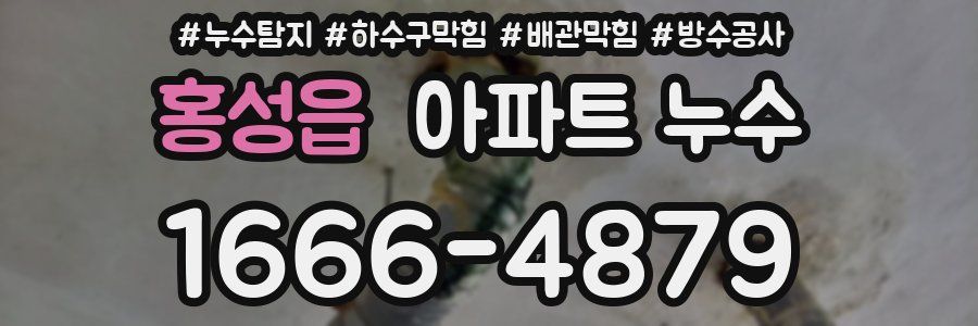 홍성읍 아파트 누수