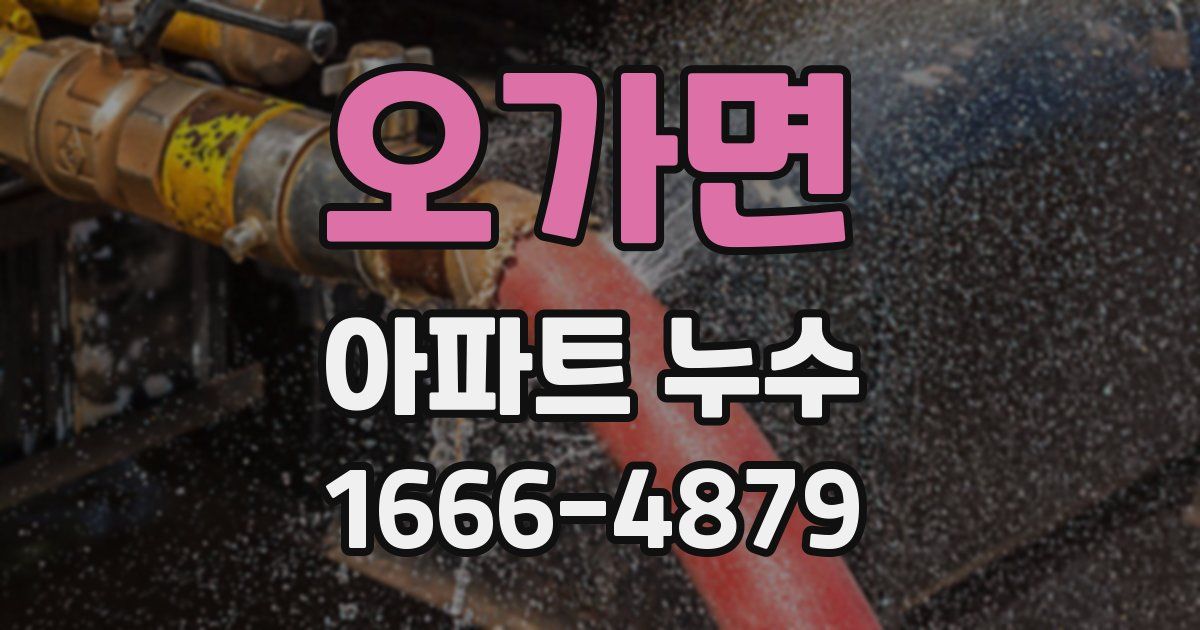 오가면 아파트 누수