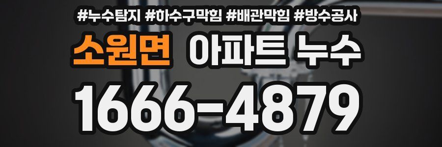 소원면 아파트 누수