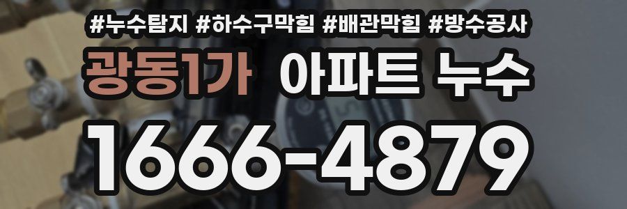 광동1가 아파트 누수
