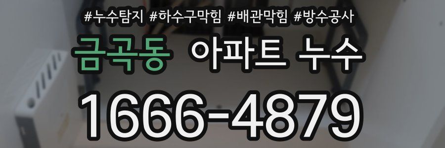 금곡동 아파트 누수