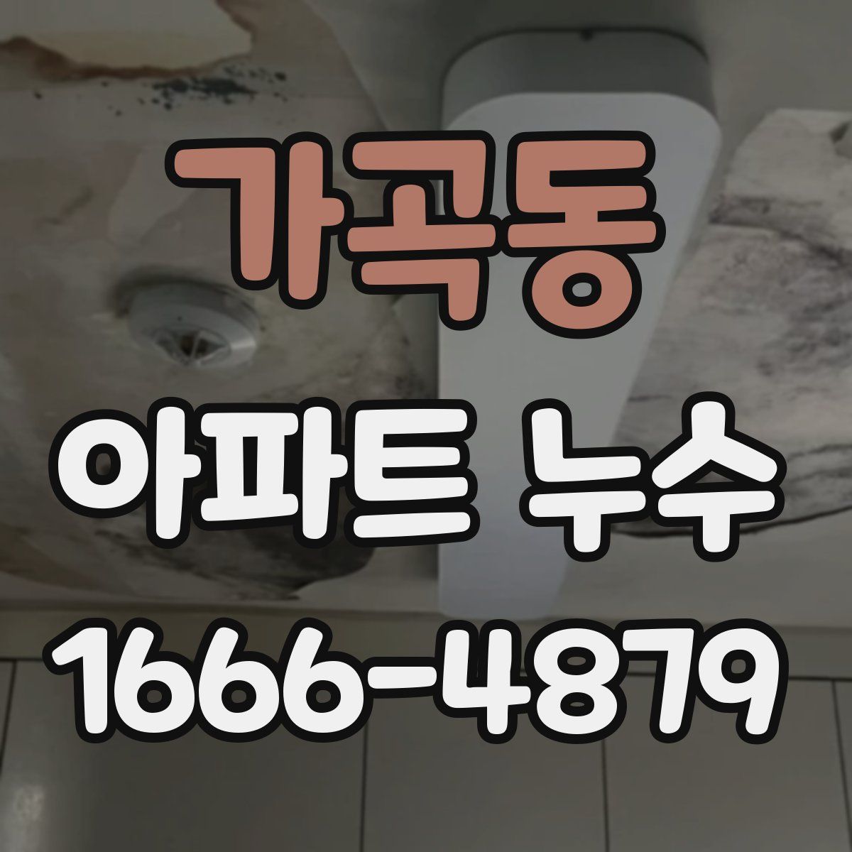 가곡동 아파트 누수