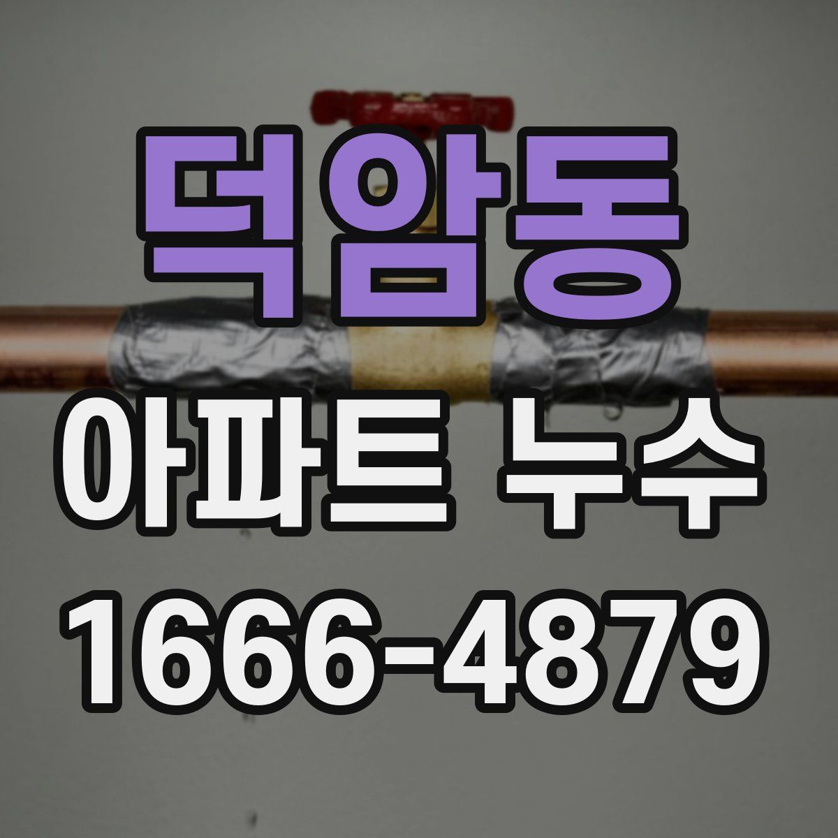 덕암동 아파트 누수