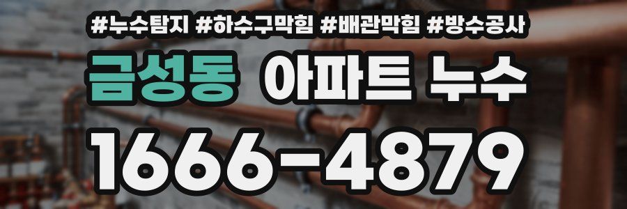 금성동 아파트 누수