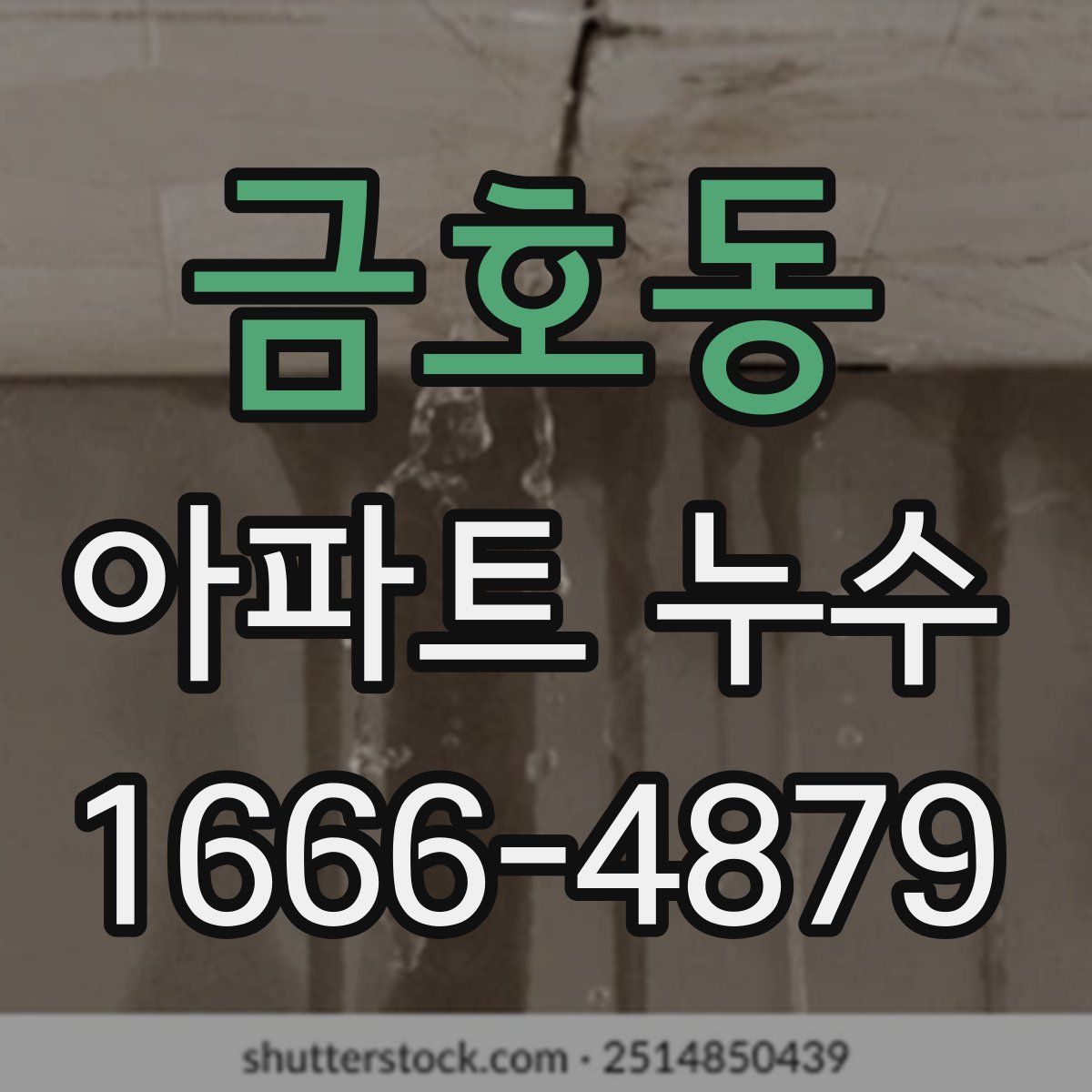 금호동 아파트 누수