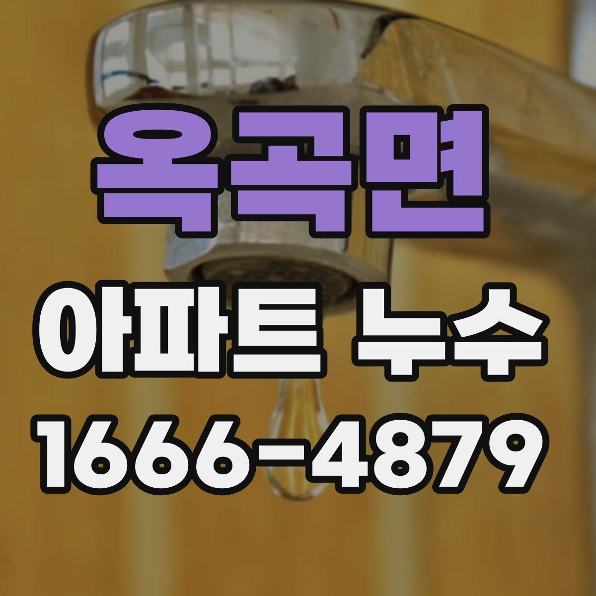 옥곡면 아파트 누수
