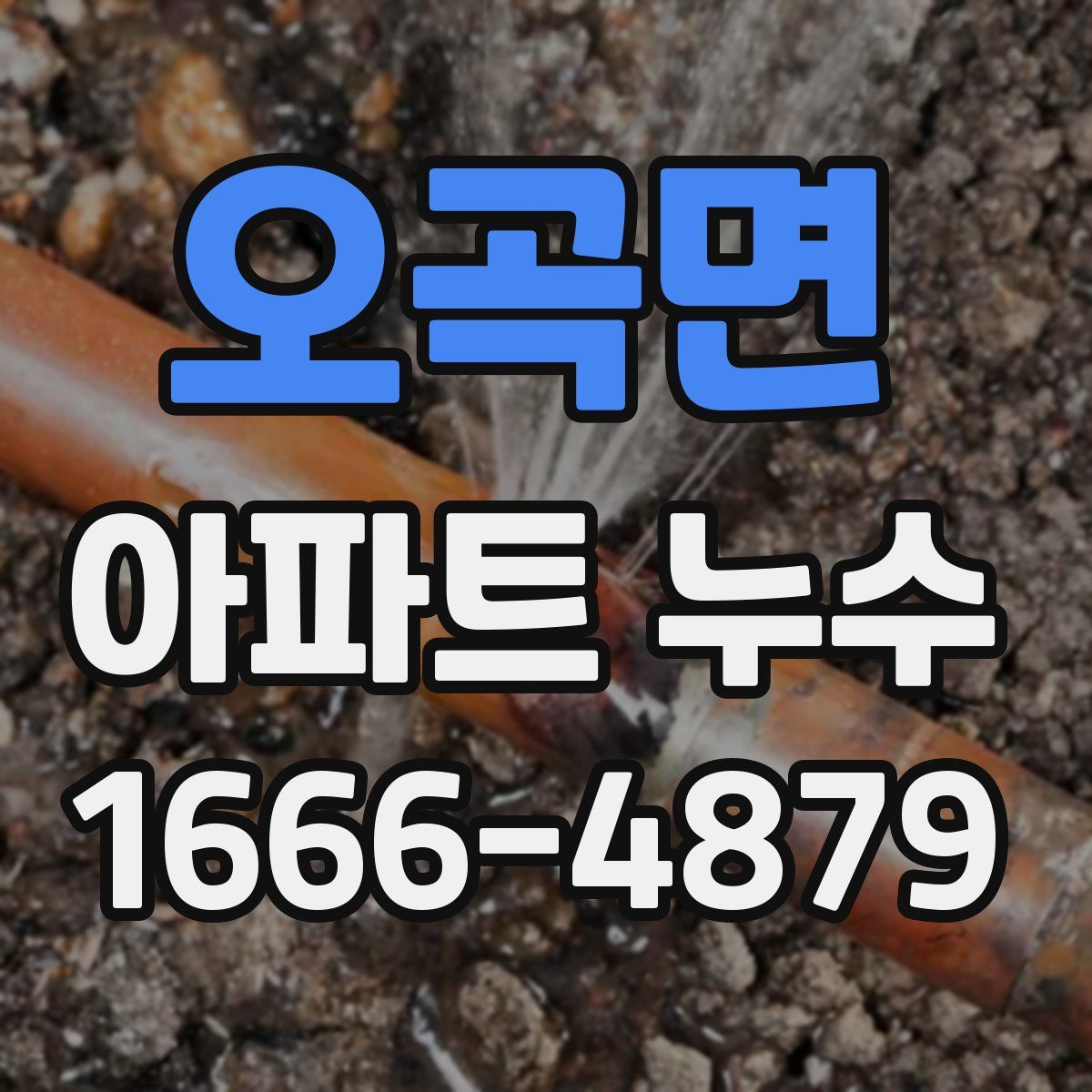 오곡면 아파트 누수