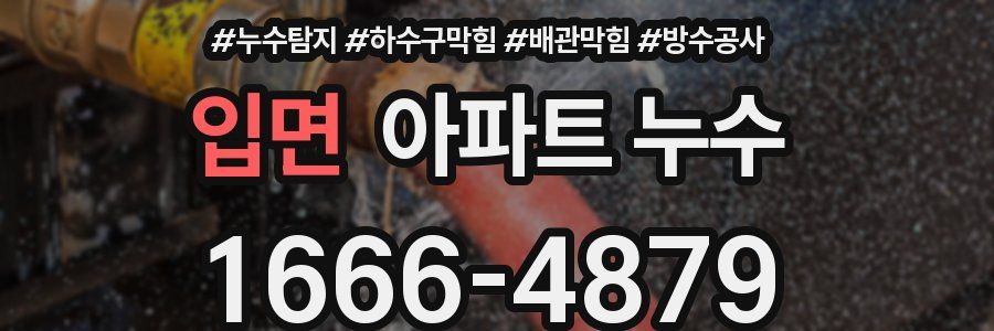 입면 아파트 누수