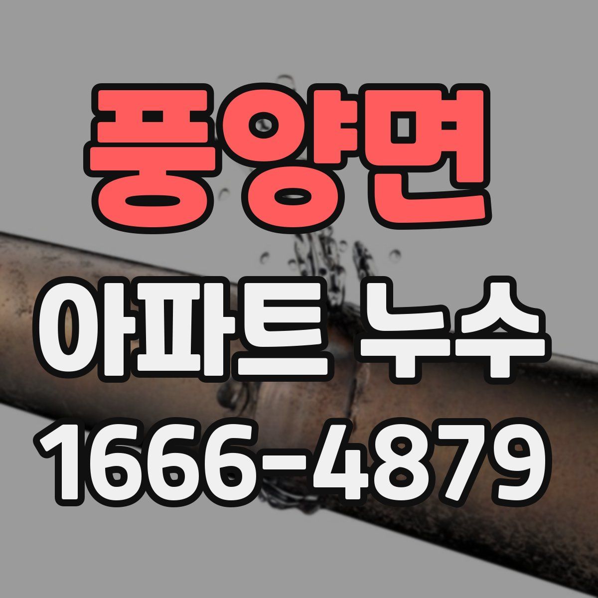 풍양면 아파트 누수