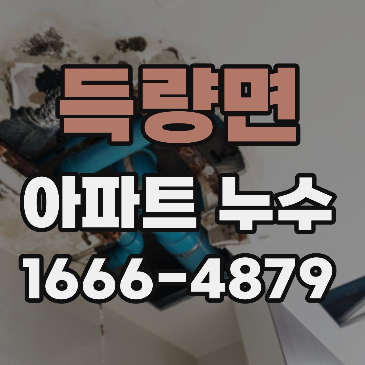 득량면 아파트 누수