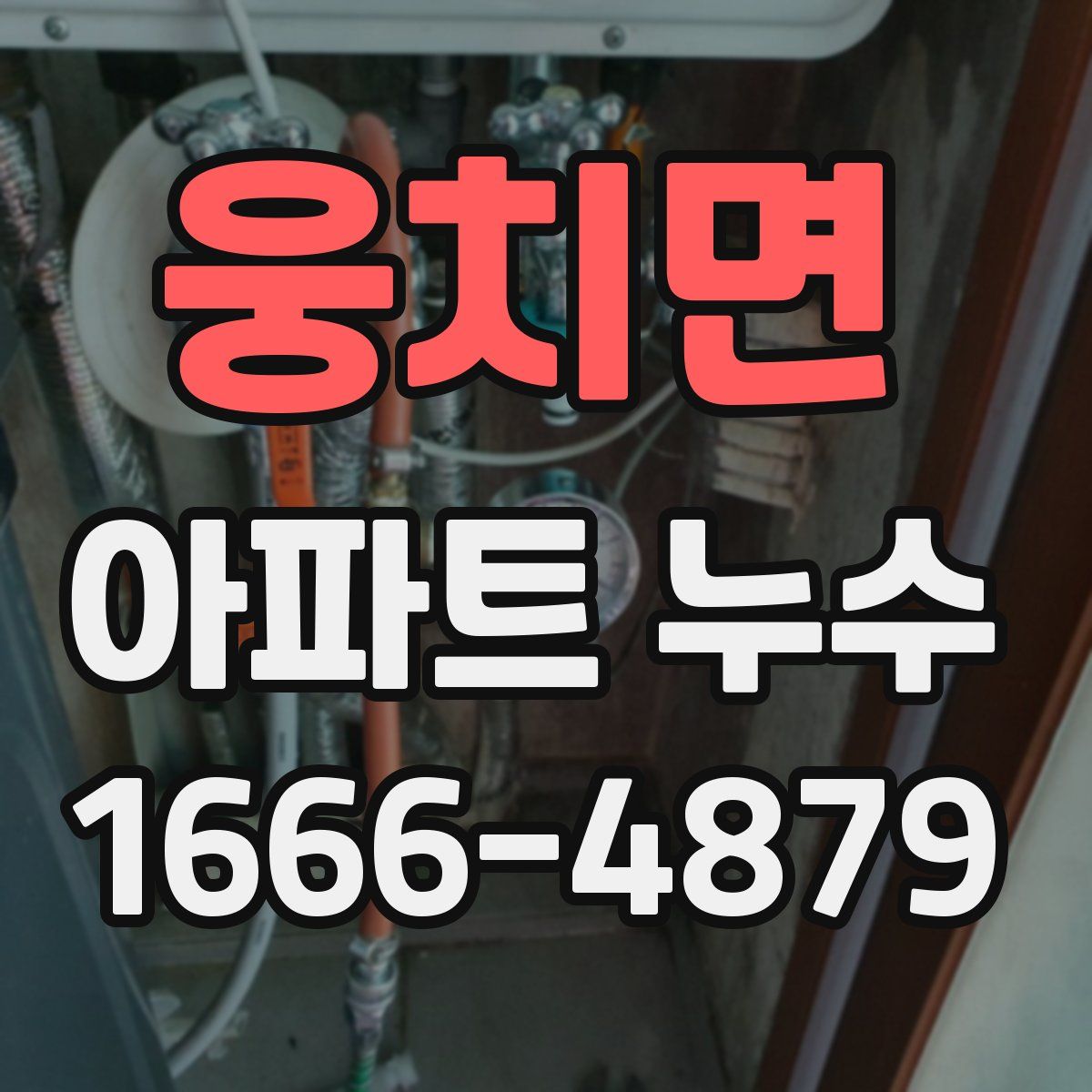 웅치면 아파트 누수