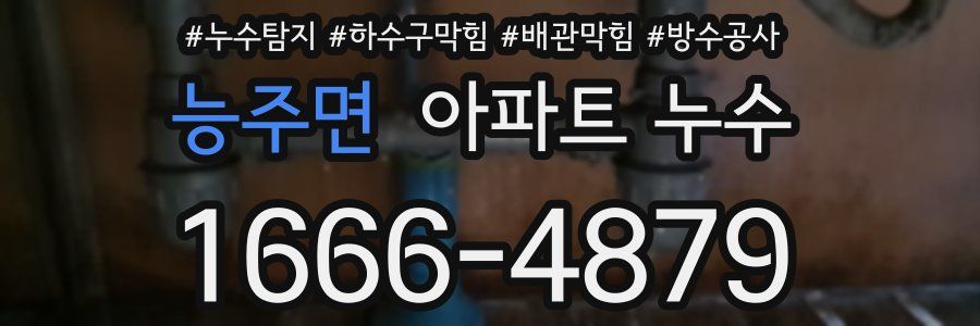 능주면 아파트 누수