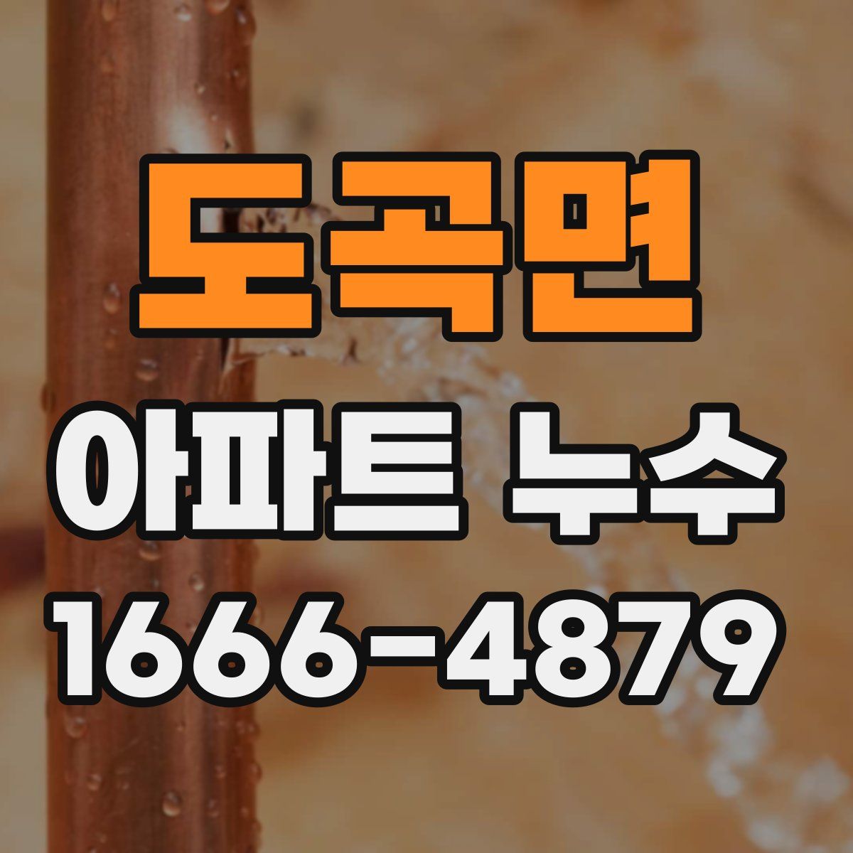 도곡면 아파트 누수