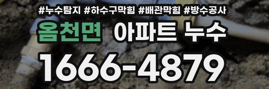 옴천면 아파트 누수