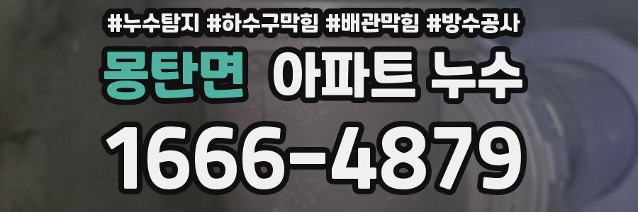 몽탄면 아파트 누수