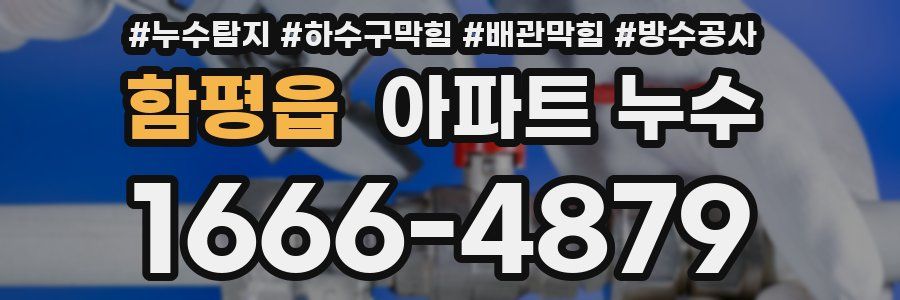 함평읍 아파트 누수