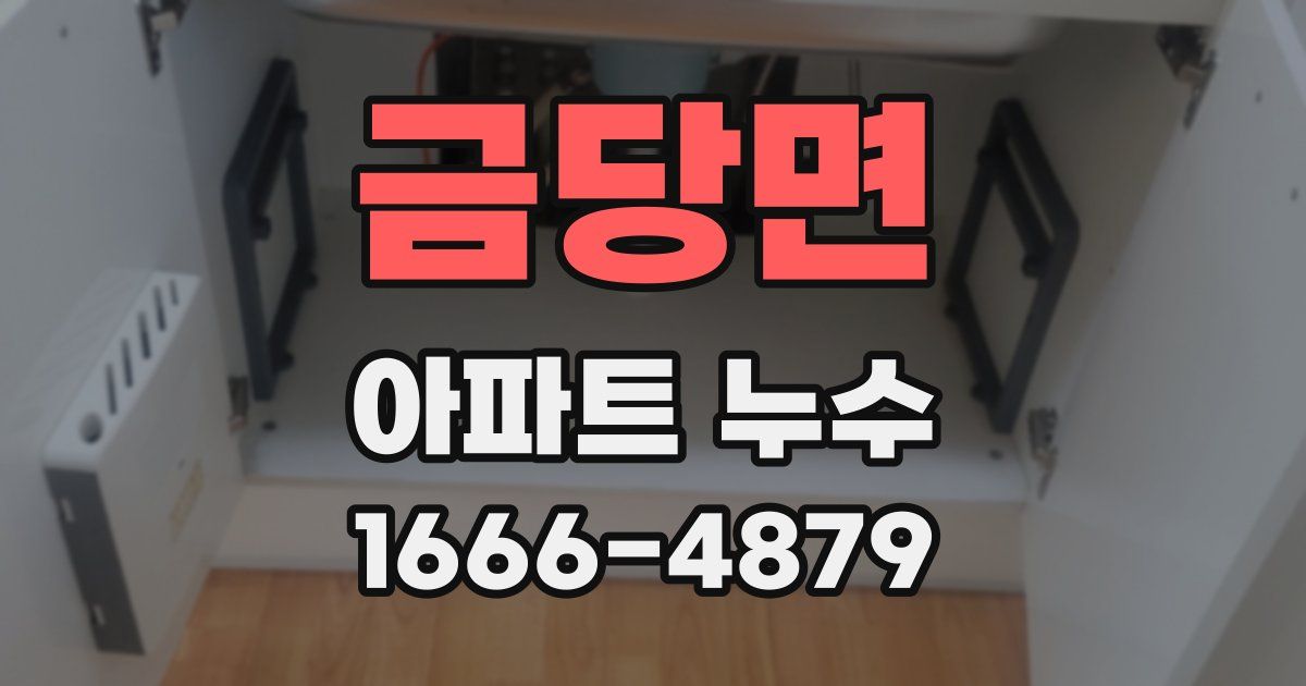 금당면 아파트 누수